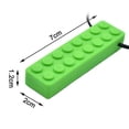 thumbnail image 3 of Paquete de 4 collares masticables sensoriales para niños pequeños con autismo, mordeduras, 3 of 3