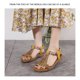 thumbnail image 5 of Sandalias de moda todo en uno para mujer, color amarillo, 5 of 8