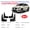 coupe Without pedal3, variant on FOR Benz GLE Class W166 GLE350 GLE300 GLE450 Car Mudflaps Fender Mud Flap Guards Splash Mudguard Car Accessories 1set 4pcs