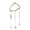 Yellow, variant on Feledorashia Suncatcher for Window Hanging, Crystal Prism Sun Catcher, Multicolored Light Reflecting Decor with Iron Art Ornament, Durable Hanging Chain for Home Garden Office Patio Decoration Gift