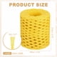 thumbnail image 2 of Cinta de rafia de papel Uxcell 200m/656ft Cinta de rafia Hilo de kraft para envolver regalos, suministros de manualidades (Amarillo), 2 of 6