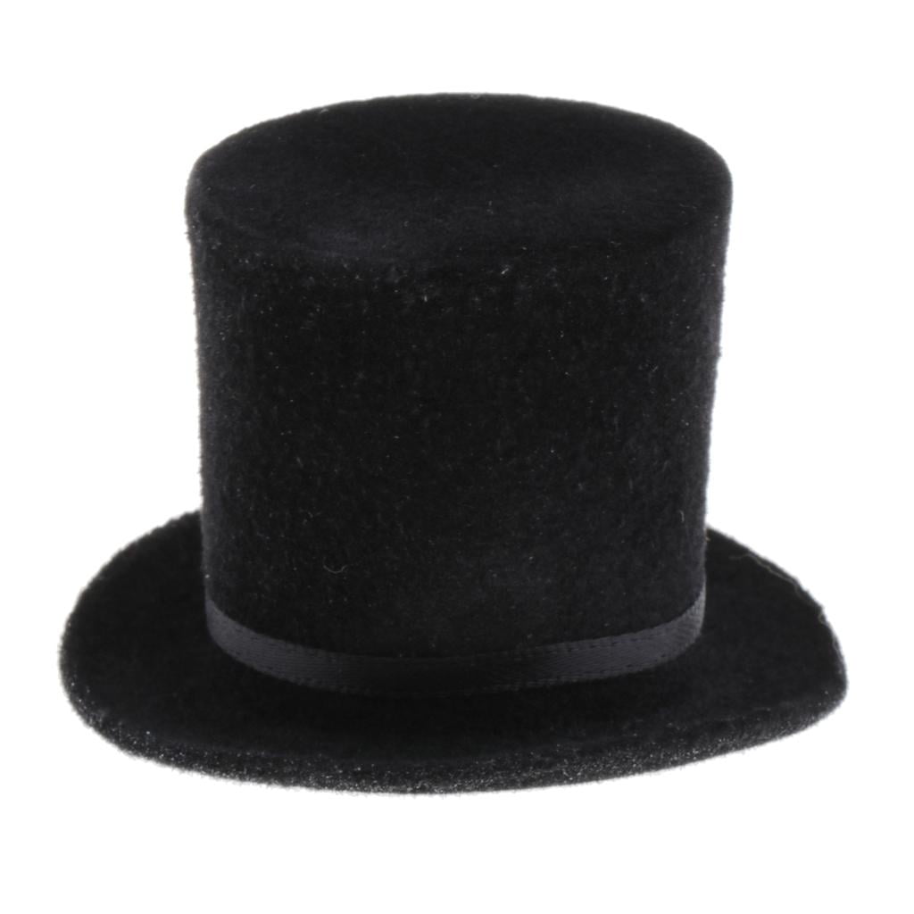 1/6 Scale Black Men's Gentleman hat Model For 12" Male Action Figure Doll 