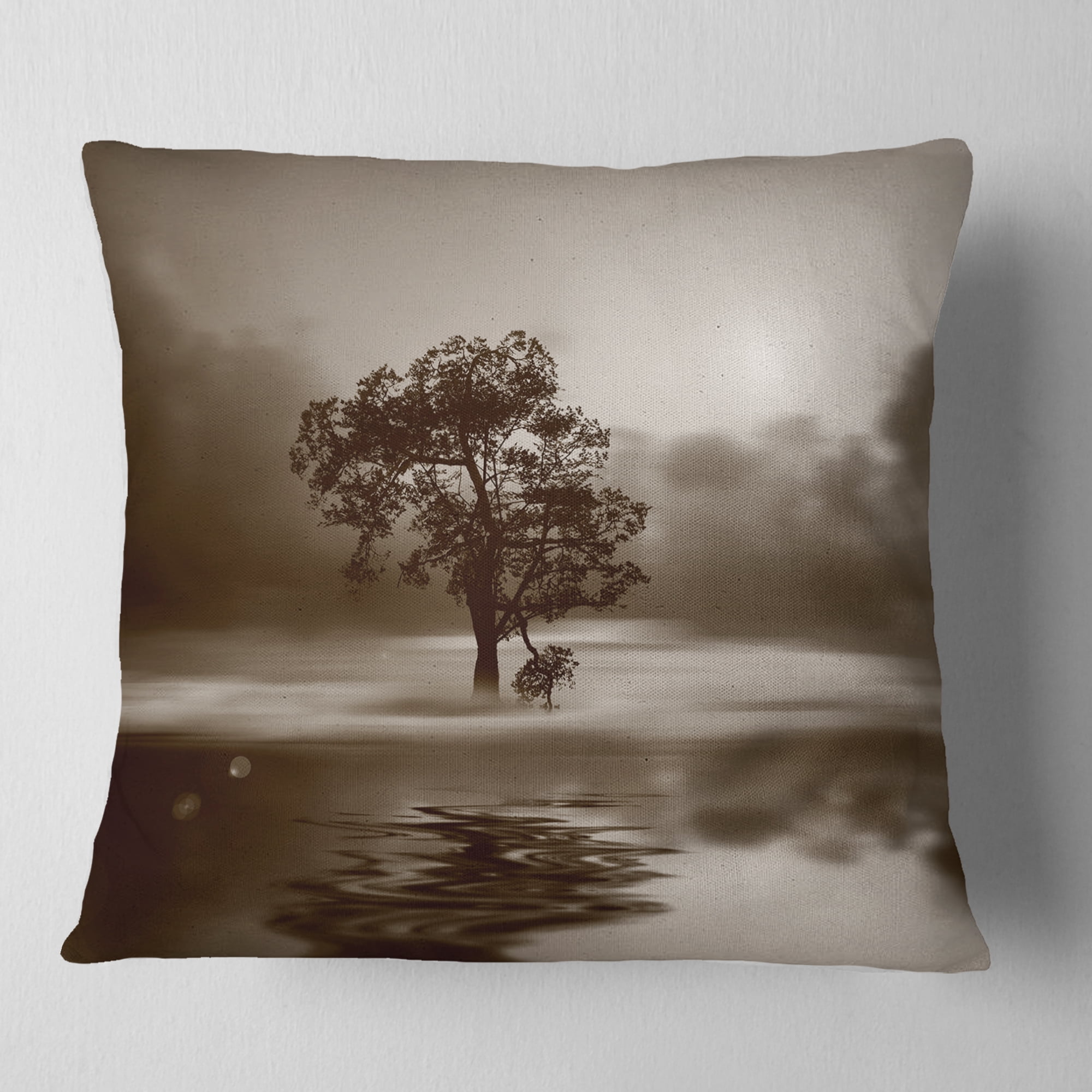 Designart 16" x 16" Multi-color Polyester Throw Pillow