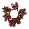 thumbnail image 4 of Anillo De Vela De Navidad, Decoración Artesanal Para Cumpleaños, Aniversarios De Puerta, Elegante G G con estilo, 4 of 9