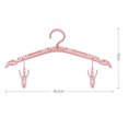 thumbnail image 2 of Colgador de Ropa Gloria plegable antideslizante con estante de secado Rosa, 2 of 9