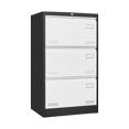 thumbnail image 4 of Tcbosik Lateral File Cabinet, Metal Filing Cabinet with Lock, 3 Drawer File Office Cabinets for Letter/Legal/F4/A4, Assembly Required,23"L x 17"W x 40"H, Black & White, 4 of 7