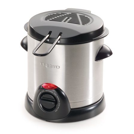 Presto® 1-Liter Stainless Steel Electric Deep Fryer 05470