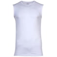 thumbnail image 2 of RAGMAN Camisetas Hombre, 2-Pack - Camisa, Algodón, Cuello Redondo, Color Sólido
 Blanco L (Large), 2 of 3