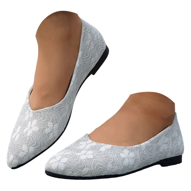 DXOUPM Chaussures à Enfiler pour Femmes Chaussures de Marche Confortables Mignonnes Dames Mocassins Portatifs à Petit Talon Compensé