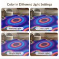 thumbnail image 7 of ODIKA Tie Dye Abstract Hippie Marbled Swirl Center Vibrant Flow Gradient for Small Living Room, Playroom, Bedroom, Easy Care Kids Safe, 7 of 7