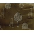 thumbnail image 4 of oneOone Georgette Viscose Fabric Tree & Giraffe Block Print Fabric By Yard 42 Inch Wide, 4 of 4