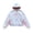 White, variant on Family Matching Casual Full-Zip Embroidered Hoodie Jacket with Web Pattern, Chenille Applique Superhero Zip-Up Sweatshirt for Daily Wear, Black, 120