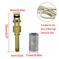 thumbnail image 2 of Multistyle High Pressure Washer Hose Insert Fittings Car Washer Accessories Simple Installation Stainless Steel Sturdy, 2 of 8