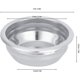 thumbnail image 1 of 58 mm Filtro no presurizado, máquina de filtro de café Cesta de filtro de café de acero inoxidable Colador de café reutilizable Cesta de filtro no presurizado Repuesto P, 1 of 2
