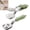 Green x2, variant on Stainless Steel Bear Pancake Griddle Clip, 2-in-1 Cute Bear Spatula Tongs, Multifunctional Food Turner & Clamp with Locking Clip for Steak, Eggs, Pancake, Multi-Use Kitchen Gadget (Yellow)