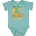thumbnail image 3 of Inktastic First Birthday Safari Jungle Animals Boys or Girls Baby Bodysuit, 3 of 5