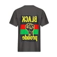 thumbnail image 5 of Penkiiy Black History Month Shirts for Women Women's Black Month Printed Round Neck Short Sleeve T-shirt Top 4XL Multicolor, 5 of 5