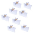 thumbnail image 6 of 50pcs Rustic Wooden Heart Wedding Baby Shower Table Seat Name Invite Place Cards Blank Cards, 6 of 8