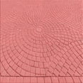 thumbnail image 1 of Ahgly Company Machine Washable Indoor Square Transitional Fire Engine Red Area Rugs, 8' Square, 1 of 7