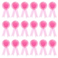 thumbnail image 1 of Unique Bargains Blank Award Ribbon, 18 Pcs Honorable Prize Recognition Ribbon, Pink, 1 of 5