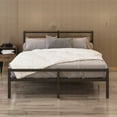 thumbnail image 4 of Queen Size metal platform bed frame,no box spring needed,black for master bedroom, 4 of 7