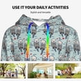 thumbnail image 4 of Honeii Sea Otter Pattern Womens Oversized Hoodies Long Sleeve Sweatshirts Pullover Fall Outfits with Pocket-Large, 4 of 7