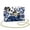 Blue Cat, variant on White Rose Womens Leather Crossbody Bag Durable Woman Shoulder Bag Handbags Casual Easy to Carry Purse Shoulder Bags with Chain Strap for Daily Life