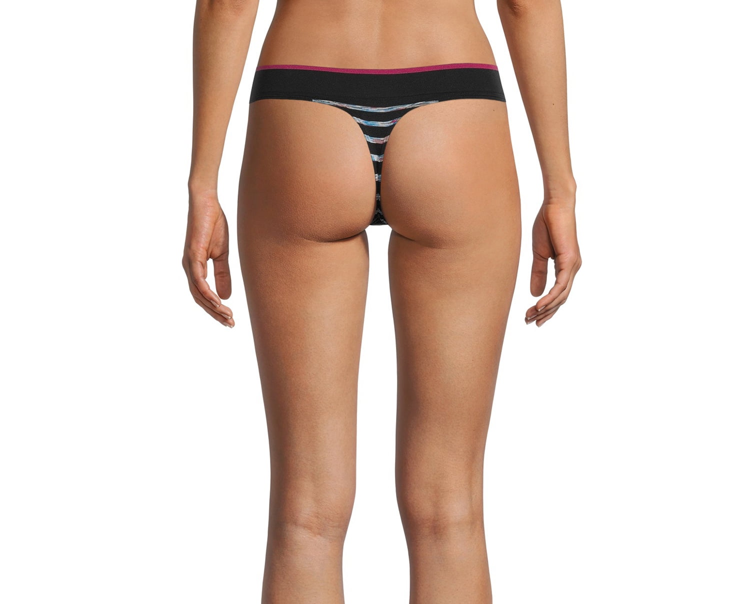 Reebok 3 pack Winifred Seamless Thong in red black and white
