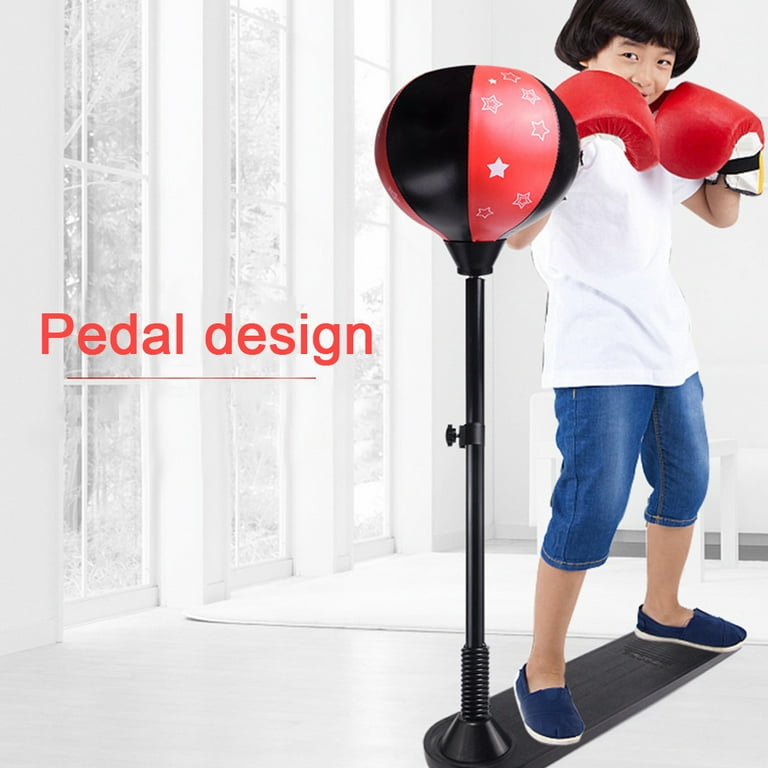 Dropship Punching Bag For Kids Junior Boxing Set Boxing Gloves Height  Adjustable Free Standing Punching Ball Boxing For Kids Aged From 3 To  8Years Old to Sell Online at a Lower Price