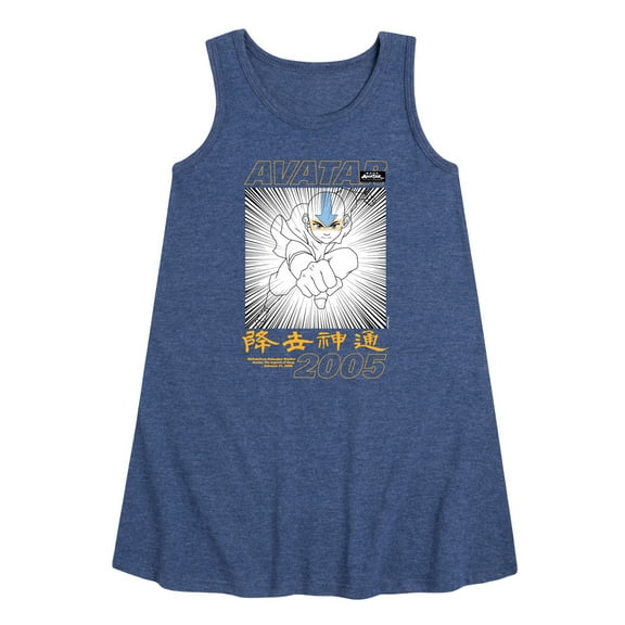 Avatar: The Last Airbender - Aang 2005 - Youth Girls A-line Dress