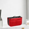 thumbnail image 6 of Large Capacity Travel Organizer Bag with Multiple Compartments and Transparent Mesh Pockets, Durable Polyester Double-Zip Storage for Toiletries, Electronics, and Accessories, 6 of 6