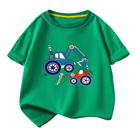 Casual Tee Shirts for Children Boy Girl Fall Summer Short Sleeve Crewneck Loose Fit Tops Shirt Child 2026 Clothes Country Concert