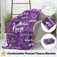 thumbnail image 4 of Kainsy Get Well Soon Blanket Gifts for Women Warm Hugs Throw Blankets for Girls Encouragement Compassion Purple Flannel Fleece Healing Blanket Gift for Friend Daughter Sister Colleague(30"x40"), 4 of 8