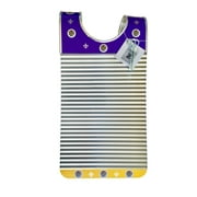 Key of Z Tiger Zydeco Stainless Steel Washboard Percussion Instrument 19x13.5 in