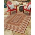 thumbnail image 2 of Rugs.com Baja Outdoor Collection Rug – 4' x 6' Burgundy Medium Rug Perfect For Entryways, Kitchens, Breakfast Nooks, Accent Pieces, 2 of 3