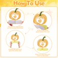 thumbnail image 4 of Juego de centros de mesa Tarklanda en forma de panal de abeja con forma de calabaza y otoño, 12 piezas, 4 of 7
