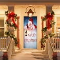 thumbnail image 5 of Djunllk Christmas Door Cover Decoration Photography Backdrop Outdoor Sign for Home Wall Indoor Outdoor Party, 78.7 x 35.4, 5 of 6