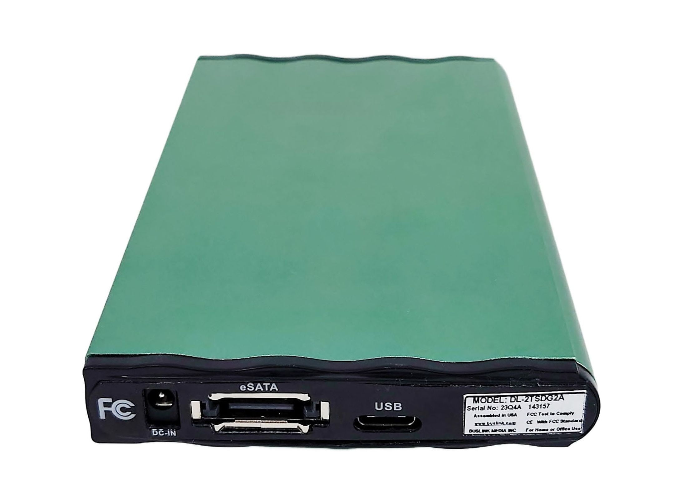 BUSlink 1TB SSD USB-C 3.2 Gen 2/eSATA Disk-On-The-Go External Slim Portable Drive