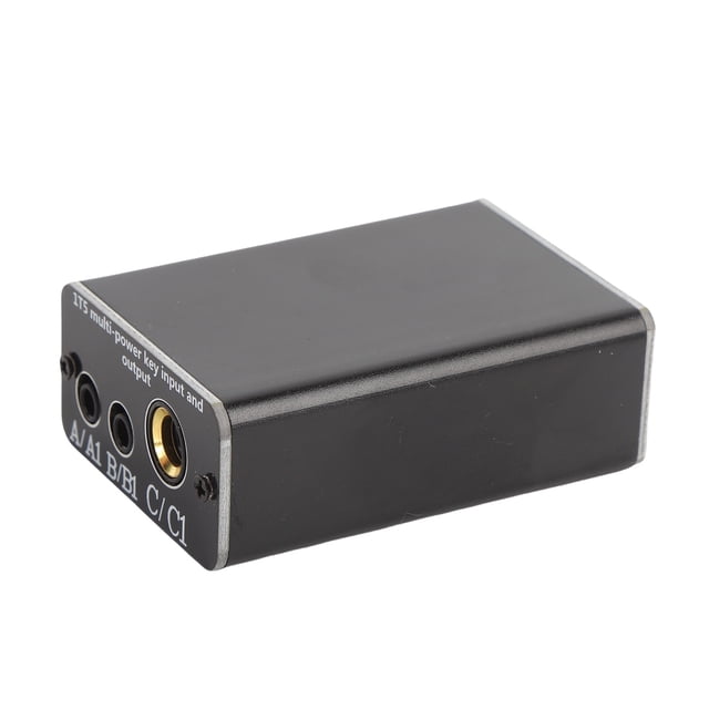 Input Multi Channel Key Input Output Device Converter with CW Function 2 Way Signal Conversion Connector 6.3mm 3.5mm Port