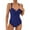 Blue, variant on White Bikini 1 Pcs Women Solid Color Hard Swimsuit Women's Monokini Swimwear Women's Solid Color Monokini Swimsuit 1 Piece Swimsuit Women Open Back