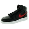 Jordan Kid's Air 1 Retro High Bg Black/Gym Red/Black/White Basketball Shoe