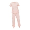 thumbnail image 2 of Uniforme de enfermera jinwen Scrub Set manga corta rosa XL, 2 of 8