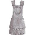 thumbnail image 1 of Chefs Apron Butchers Kitchen Cooks Restaurant Bistro Bbq School College Double Pockets Canvas Aprons, 1 of 5