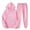 09# Pink, variant on skpabo Tracksuit Womens Full Set 2 Piece Outfits Pullover Jogger Pants Lounge Wear Sets ECG Print Sweatsuits Tracksuits Ladies Hoodie and Sweatpants Suits Loose Casual Sets
