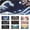 Large Wave, variant on Large Wave Front License Plate Black Japanese Anime Car Vanity Plates Decorative Aluminum Metal Cute Novelty License Plate Cover with 4 Holes for Men Women 6" X 12"