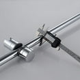 thumbnail image 5 of Support de Douche Réglable 18-25MM de Diamètre, Design Chrome + Main, Installation Simple, Adapté pour Rail de Douche, 5 of 5