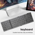 thumbnail image 4 of Teclado 81 Teclas Teclado inalámbrico Teclado táctil Teclado recargable para tableta Teléfono, 4 of 9