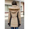 thumbnail image 3 of Veste Matelassée Extérieure Kaki/gris pour Femmes, 3 of 6