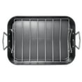 thumbnail image 2 of Farberware Buena Cocina Nonstick Roaster with Rack, 15-Inch x 11-Inch, Gray, 2 of 5