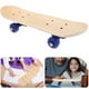 thumbnail image 4 of Tabla de skate en blanco, tabla de skate sin terminar, tabla de skate de madera, tabla de skate de doble cola con ruedas para pintura artística, reemplazo para decoración del hogar, 4 of 7